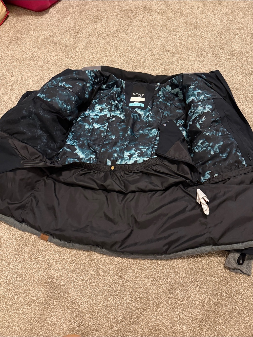 ROXY QUINN JACKET / Women’s Black and Gray - Picture 4 of 9